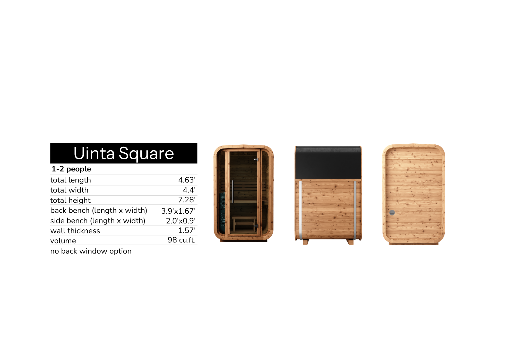 The Uinta Square - 1 person